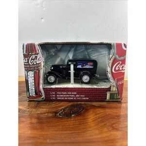 Coca Cola 1932 Panel Van‎ Car Vintage Coin Bank 1/43rd Scale NOS New